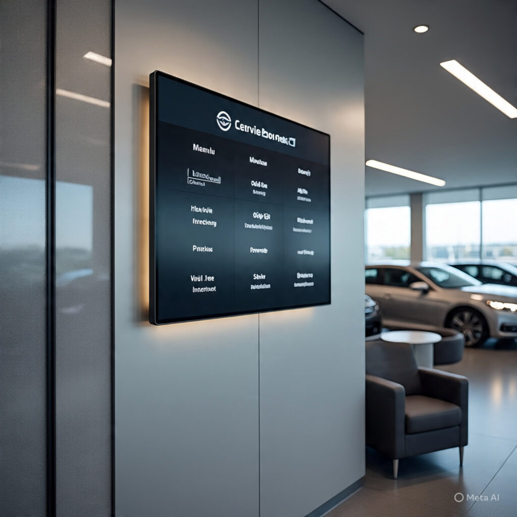 How Digital Menus Elevate the Dealership Service Experience 