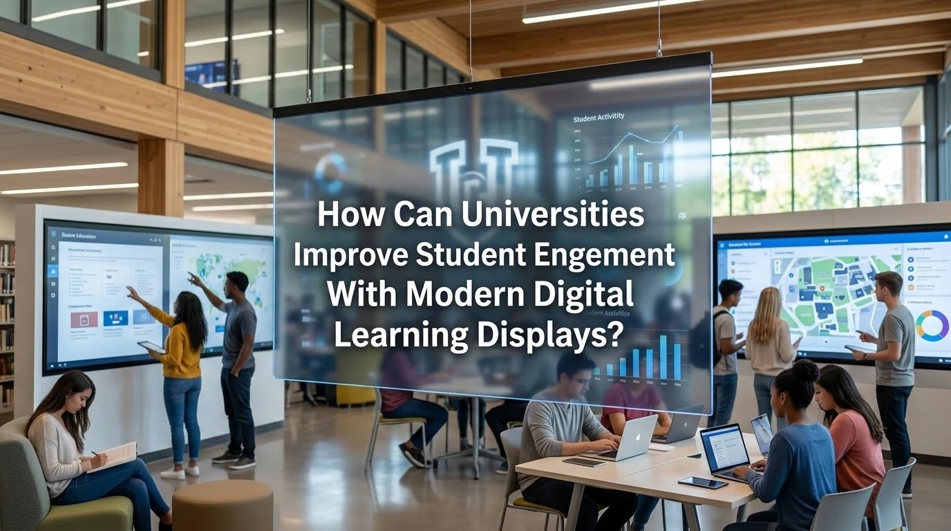 How Can Universities Improve Student Engagement With Modern Digital Learning Displays?
