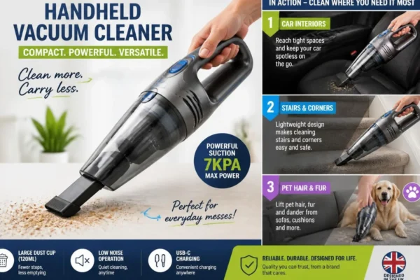 Handheld Vacuum UK: Choosing the Right Compact Cleaner for Cars, Stairs and Pet Hair