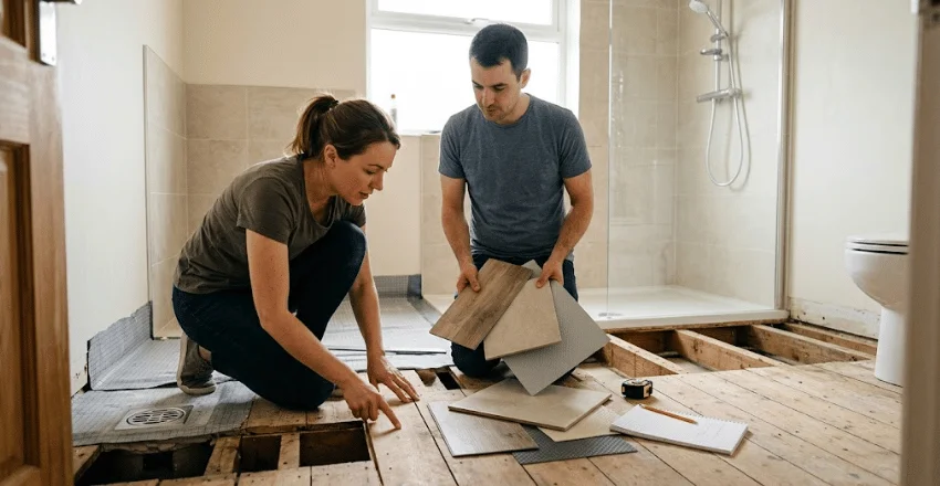 How to choose bathroom flooring for a UK home