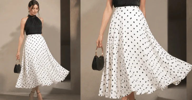 What Tops Look Best With a Polka Dot Skirt?