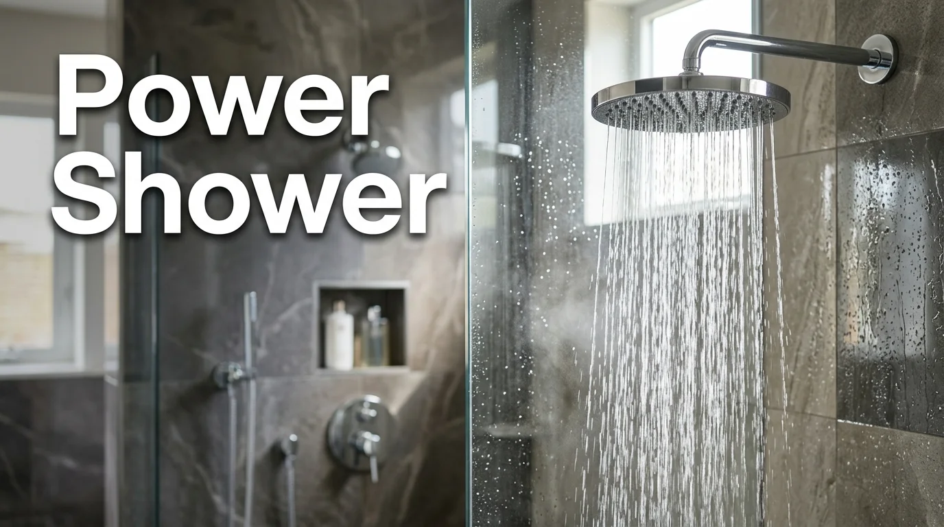 Power Shower Guide for UK Homes: How It Works, Installation Costs, Water Pressure Requirements, and What to Check Before Buying